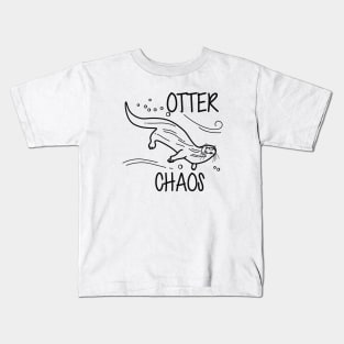 Otter Chaos Kids T-Shirt